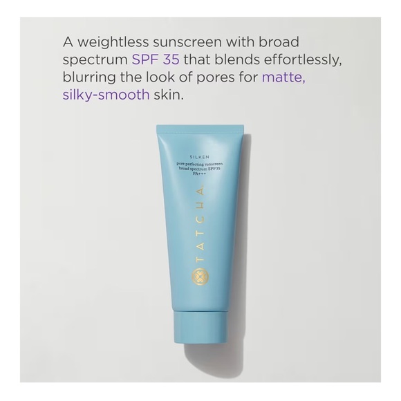 TATCHA Silken Pore Perfecting Sunscreen SPF 35 | 2 oz / 60 mL - Picture 2 of 5
